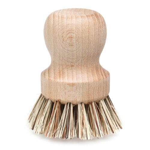 Durable Natural Stiff Bristles Made in Germany REDECKER Union Fiber Toilet Brush with Untreated Beechwood Handle 15 